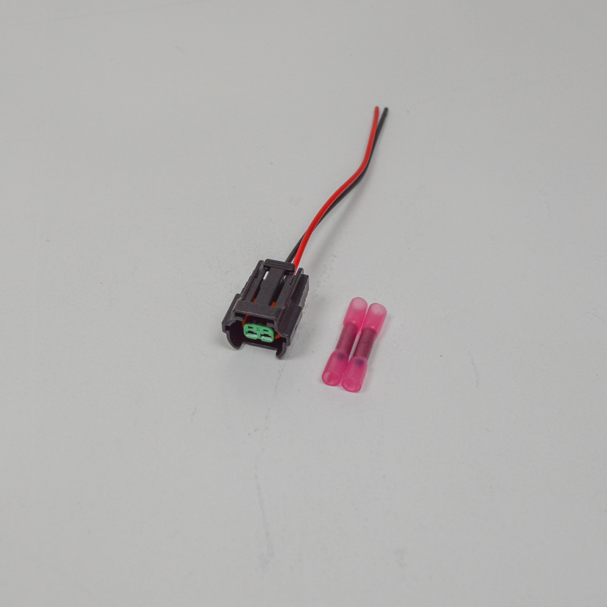 Stecker 2-polig Reparatursatz -Flachkontaktgehäuse mit Kontaktverriegelung / Einspritzdüse 06A973722 für VW Skoda Seat Audi