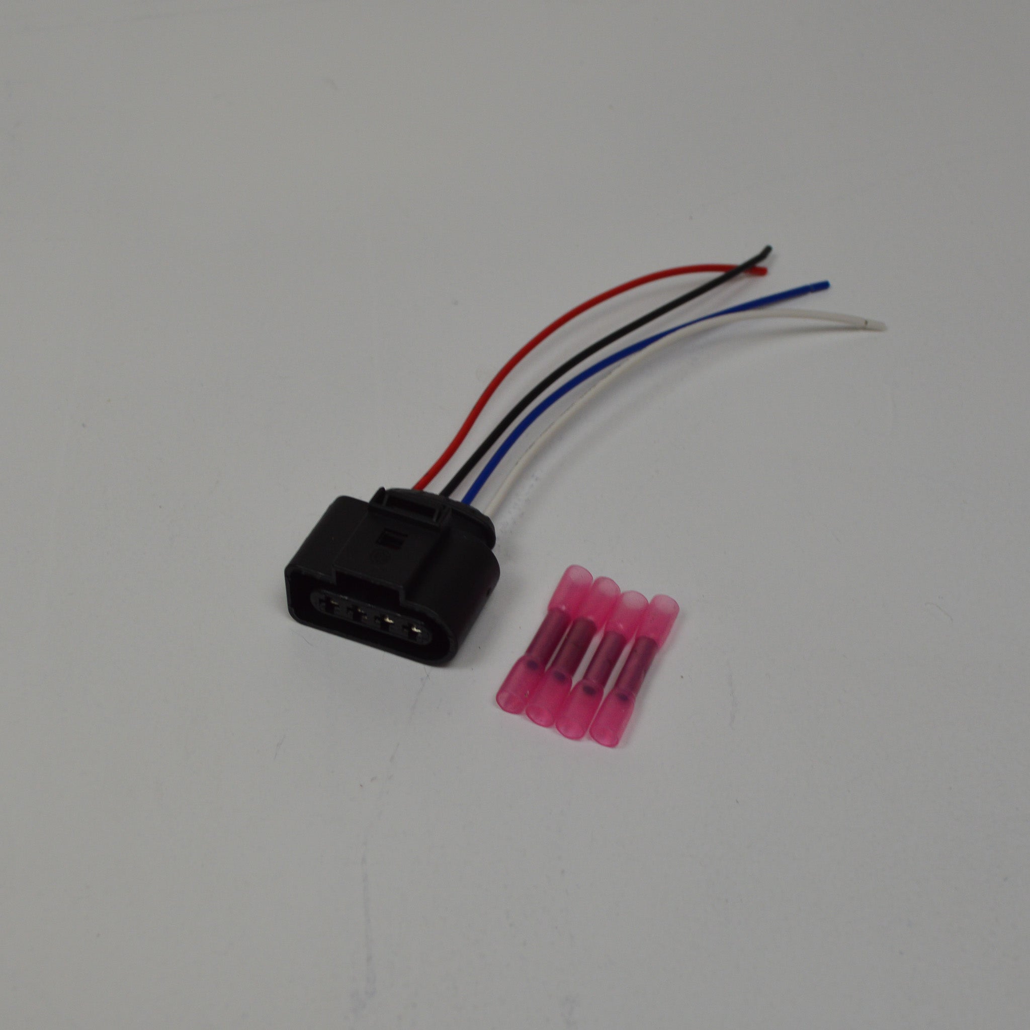 Stecker 4-polig Reparatursatz Flachkontaktgehäuse 1J0973724 für VW Skoda Seat Audi