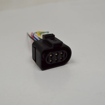 Stecker 6-polig Reparatursatz -Flachkontaktgehäuse Kupplungsstation-Steckgehäuse / Innenraum 1J0973733 für VW Skoda Seat Audi